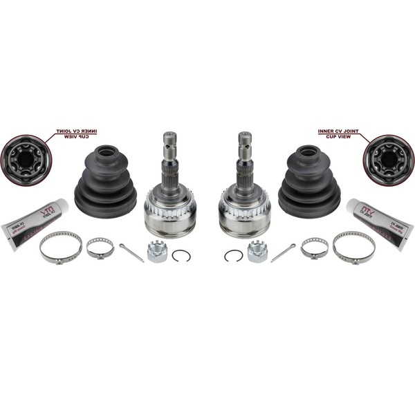 2X NTY Gelenksatz Antriebswelle Vorne FüR Opel Vectra B Caravan 31_ 2.2 Dti 16V-image