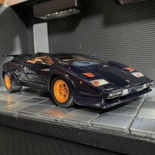 Finished Product Kyosho 1/18 Lamborghini Countach Walter Wolf Dark Blue JP 13842