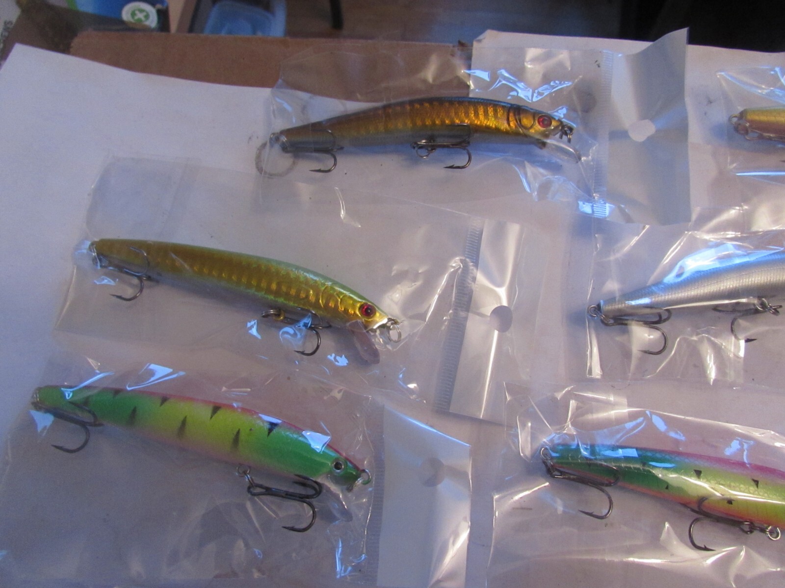 20 new rapala style larger salmon pike fishing lure plugs crankbaits rattlers - Image 2