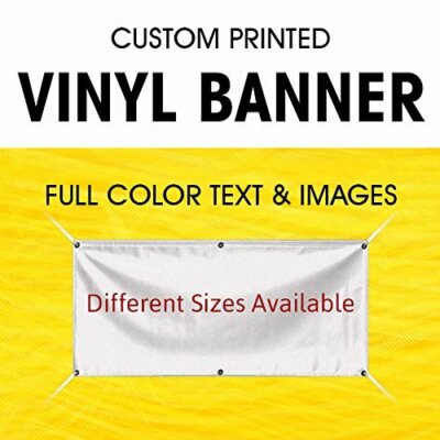 Custom Vinyl Full Color Banner Indoor Outdoor with True Solvent Ink Signs and Gr