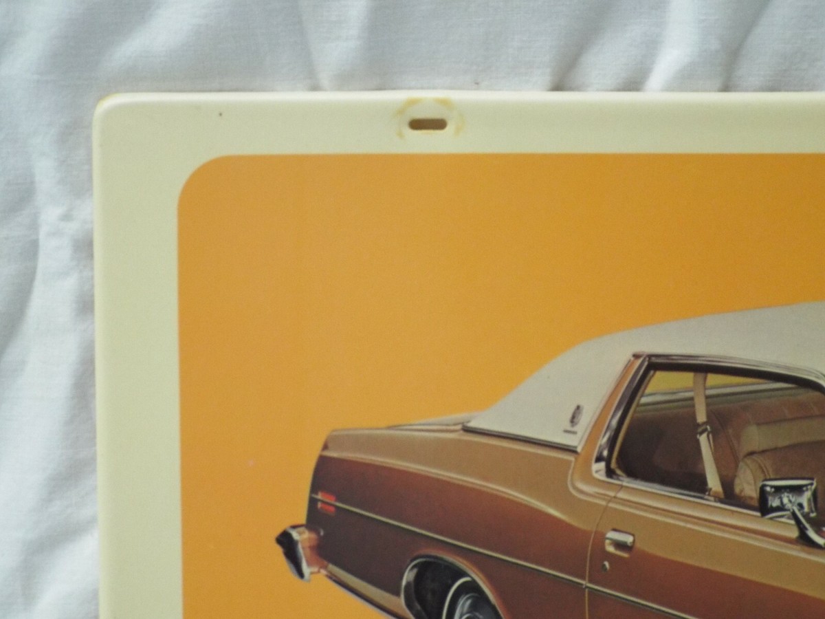 Dealership Showroom Poster/Promotional Sign 1974 Ford LTD Brougham