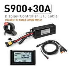 24V/36V/48V E-bike 17A-30A Sine Wave Controller with Colorful LCD Display Kits