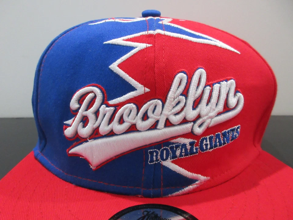 Brooklyn Royal Giants Hat Cap Fitted Mens 7 7/8 Red TOSA Negro League Baseball - Image 3 of 4