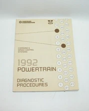 1992 Chrysler Powertrain Diagnostic Factory Original Service Repair Manual #9