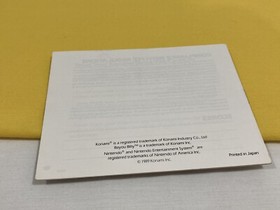 1989 NINTENDO NES The Adventures Of Bayou Billy Instruction Booklet Manual ONLY