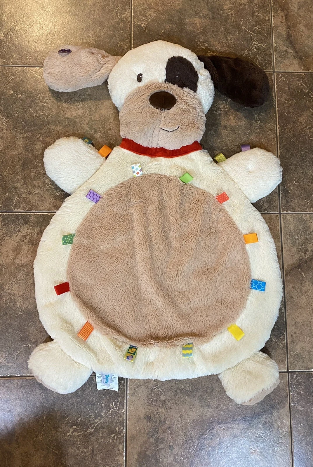 Taggies Baby Mat, Buddy Dog, 31x23 Inch Soft Has Ear Tag