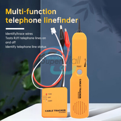Multi-function Cable Finder Wire Tracker Fiber Optic Network Tester Cable Toner
