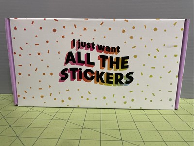 Happy Planner I Just Want All The Stickers Box w/Zip Pouch Sticker Books & Washi