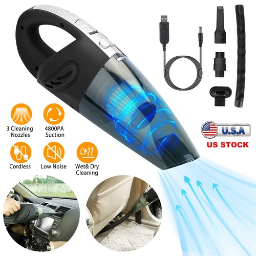 Portable Cordless Car Vacuum Cleaner 