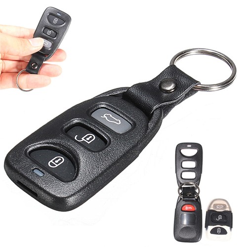 Mando a distancia sin llave 3+1 botón llavero entrada estuche pánico carcasa en blanco para HYUNDAI - Imagen 3 de 7
