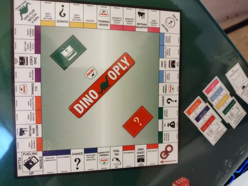 Sinclair Dino Oply Game it's a Monopoly Type Game - Picture 13 of 13