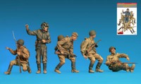 Soviet Soldiers Riders Figure Kunststoff Kit 1:3 5 Modell Miniart