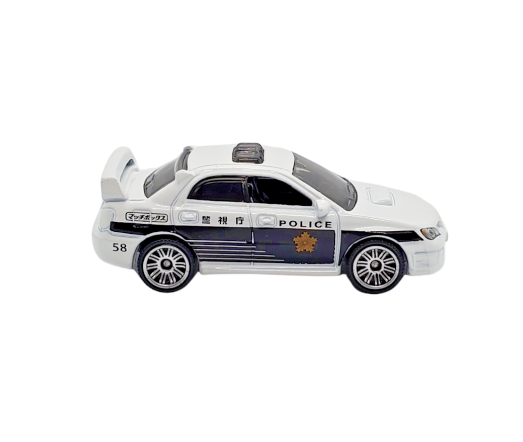 2024 Matchbox Subaru Impreza - White POLICE - Japan Cruisers