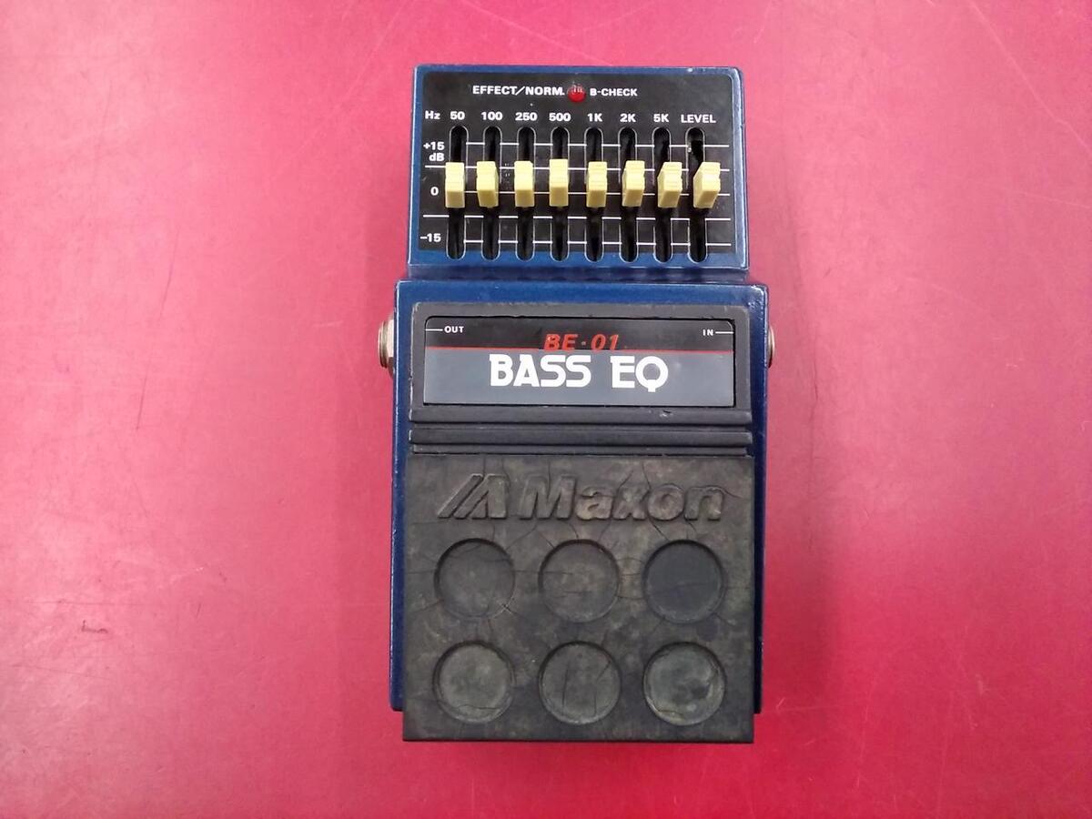 Maxon BE-01 Bass Equalizer EQ MIJ Japan Vintage Effects Maxon BE-01 Bass Equalizer EQ MIJ Japan Vintage Effects