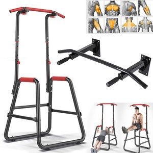 Power Tower Dip Station Multi Station Pull Up Chin Up Bar Exercise