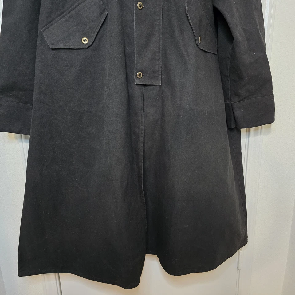 Abrigo Plumero Frontier Classics Bushwhacker Negro 3XL Vaquero Equitación Lona Foto 4 de 4