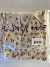 Quincy Mae (Target)  ribbed footed sleeper 18-24m-copper flowers