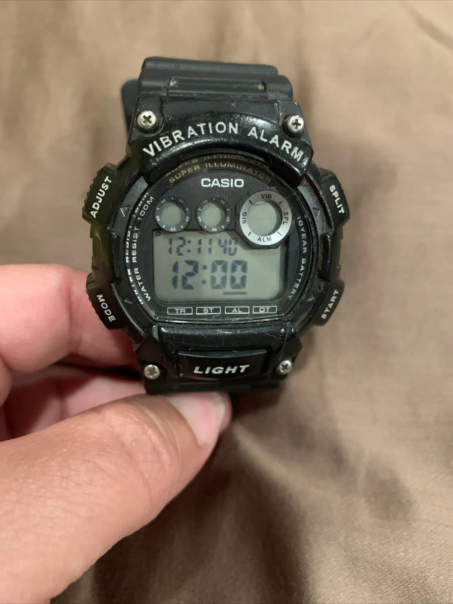 Casio Vibration Alarm Mens Wstch 3416 W 735H