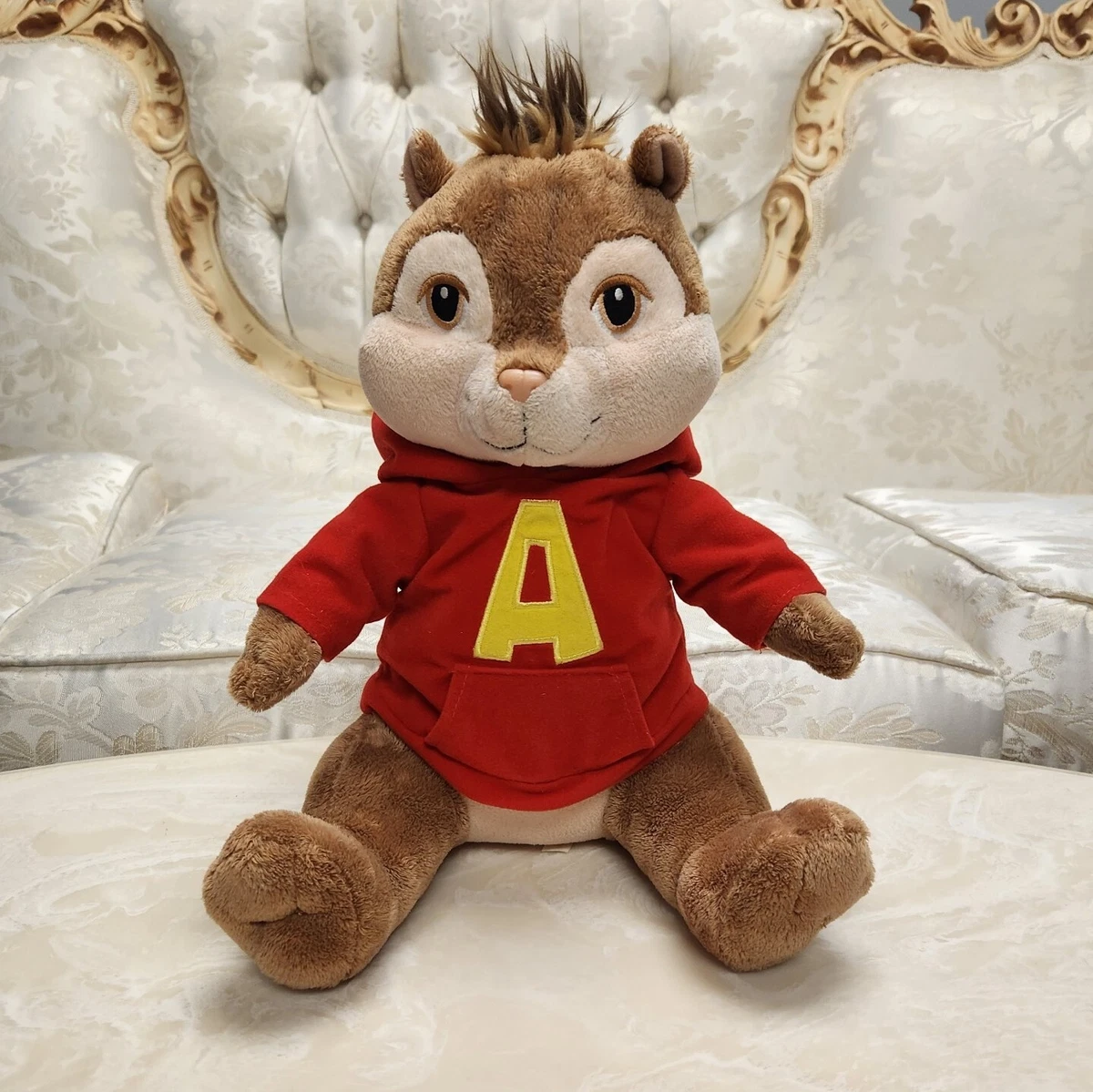 Build A Bear Alvin And The Chipmunks with red hoodie and letter Plush Toy |  eBay