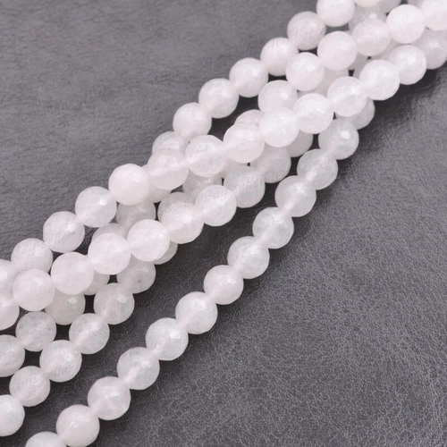 Wholesale Natural Gemstone FACETED Round Spacer Loose Beads 4MM 6MM 8MM 10MM - Picture 94 of 135