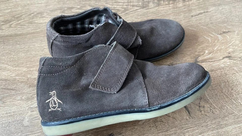 Замшевые ботильоны Penguin для мальчиков - размер UK 1 - Изображение 4 из 4