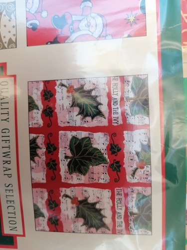 2 packs vintage christmas wrapping paper 8 sheets per pack various designs - Picture 7 of 13