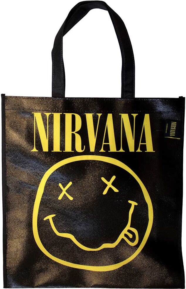 Nirvana - Nirvana Eco Bag: Yellow Happy Face -
