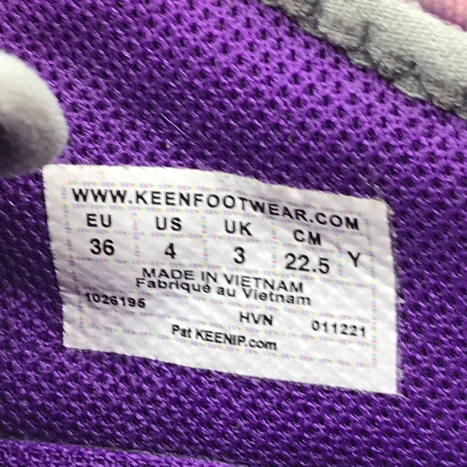 Scarpe Keen Speed Hound bambina taglia 4 viola rosa cinturini regolabili basse