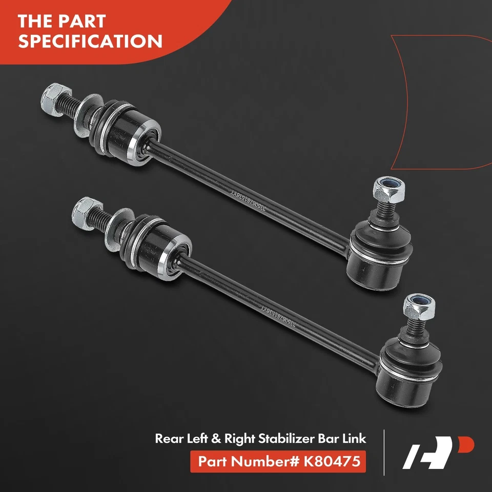 2x Barra estabilizadora trasera conductor y pasajero enlace para BMW 745i 750i 750Li V8 4,4 L Foto 3 de 4