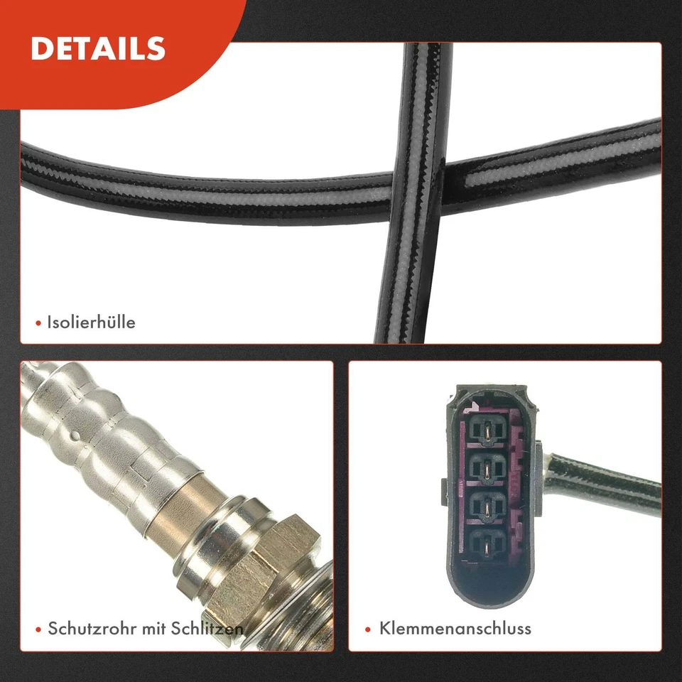 Sonda Controllo Lambda Prima Catalizzatore per VW Fox Polo Skoda Fabia Seat - Immagine 2 di 4