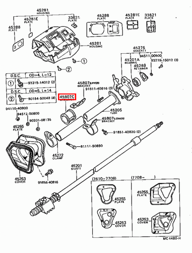Genuine Toyota LandCruiser FJ45 FJ43 FJ42 FJ40 Steering Column Mounting Grommet - Picture 19 of 20