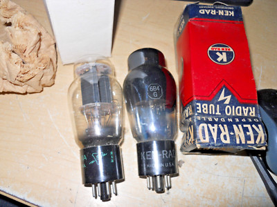 sylvania  ken-rad 6b4  Triode Amplifier Tubes