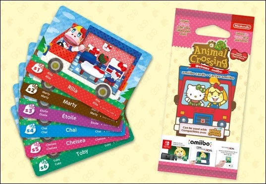 Cartes amiibo Sanrio Collaboration Pack Animal Crossing: New Horizon NINTENDO - Photo 1/1