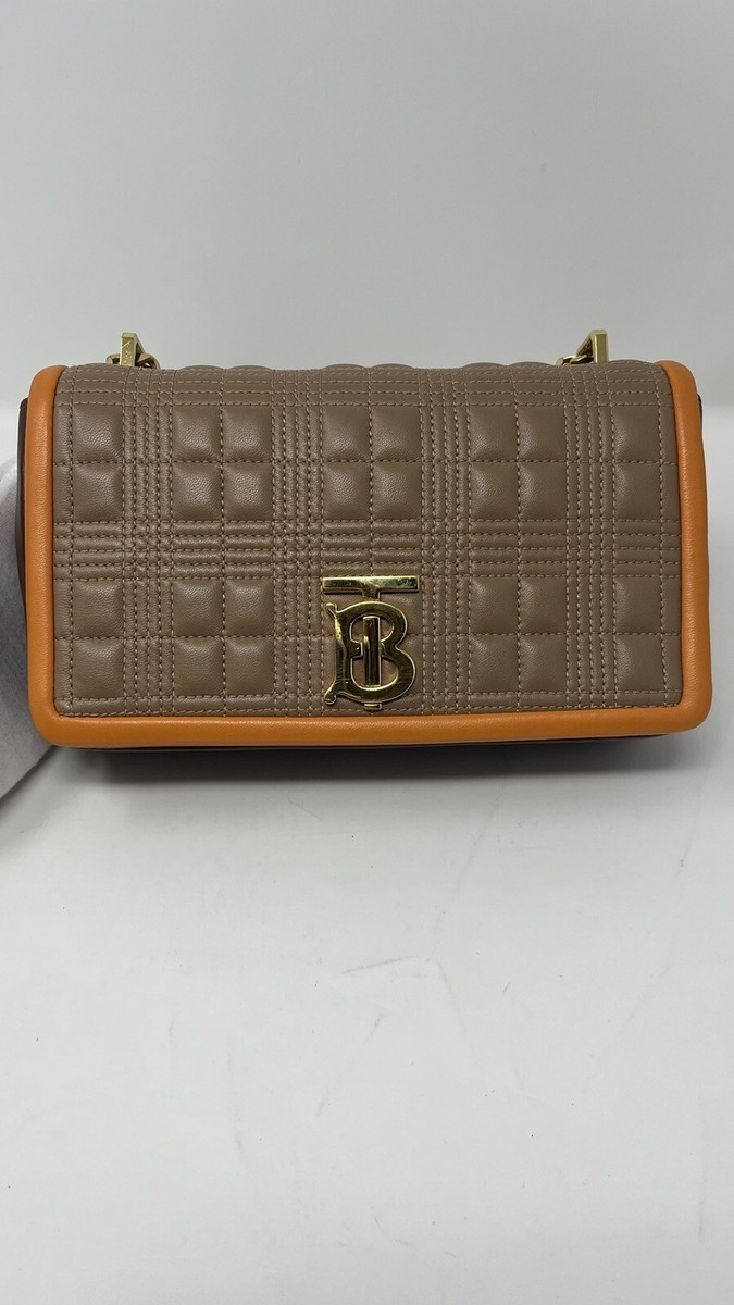 Burberry Lola Small Quilted Shoulder Crossbody Bag Leather Burberry Lola Small Quilted Shoulder Crossbody Bag Leather