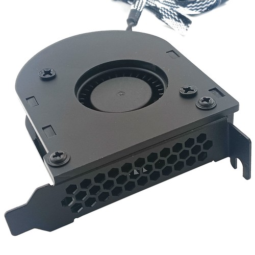 Half Height PCIe Bracket Fan PC Case Internal CPU GPU Air Circulation Cooling - 第 7/8 張圖片