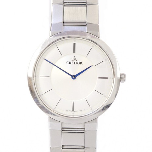 SEIKO Credor Node 8J80 0AH0 CREDOR White Dial Auth 1140