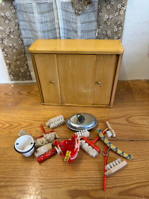 (RB)5025-4236, Cabinet plus small parts, Dolls House Furniture, Toys, Decor