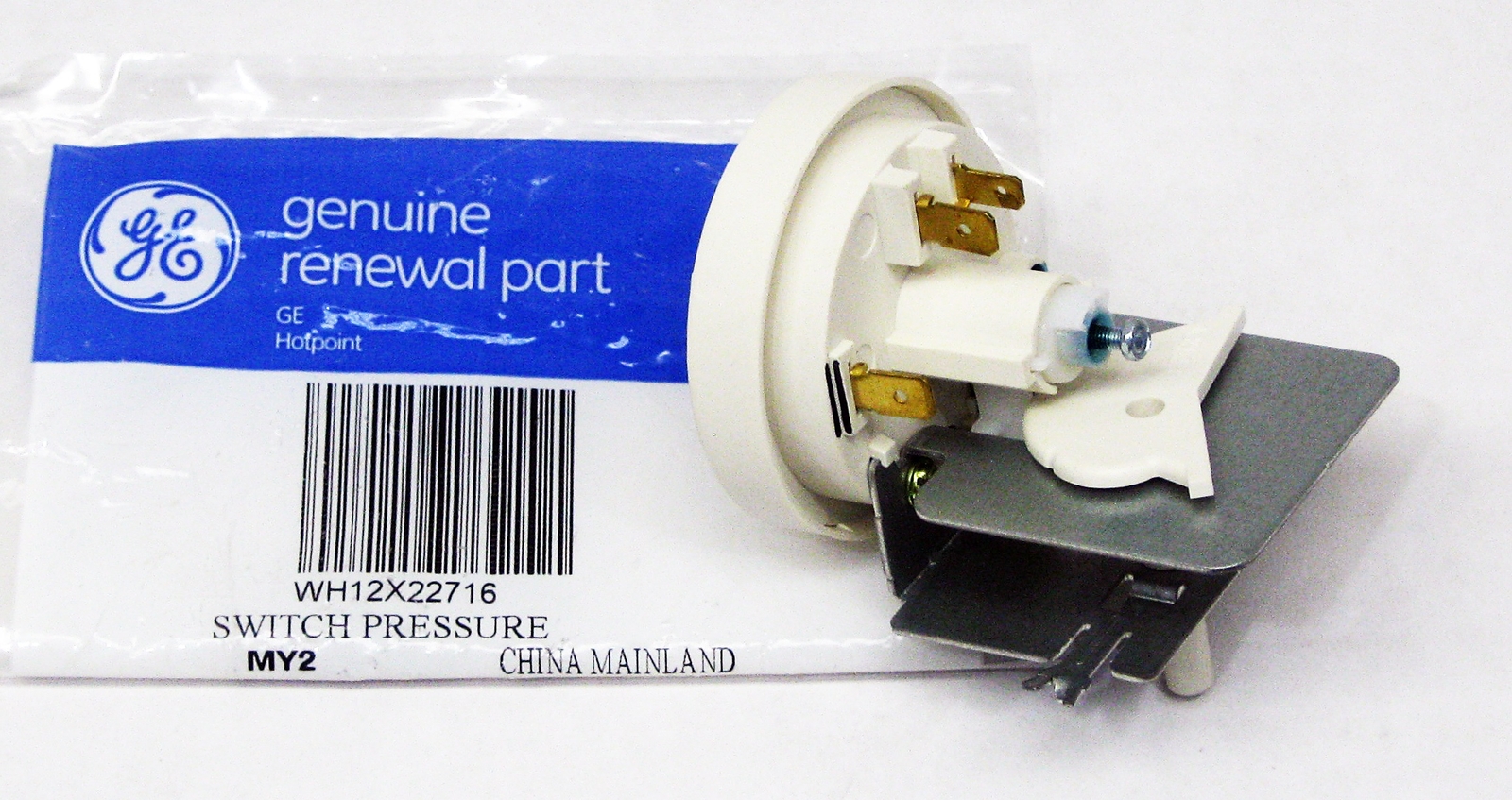 GE Washing Machine Pressure Water Level Switch WH12X22716 AP5982455