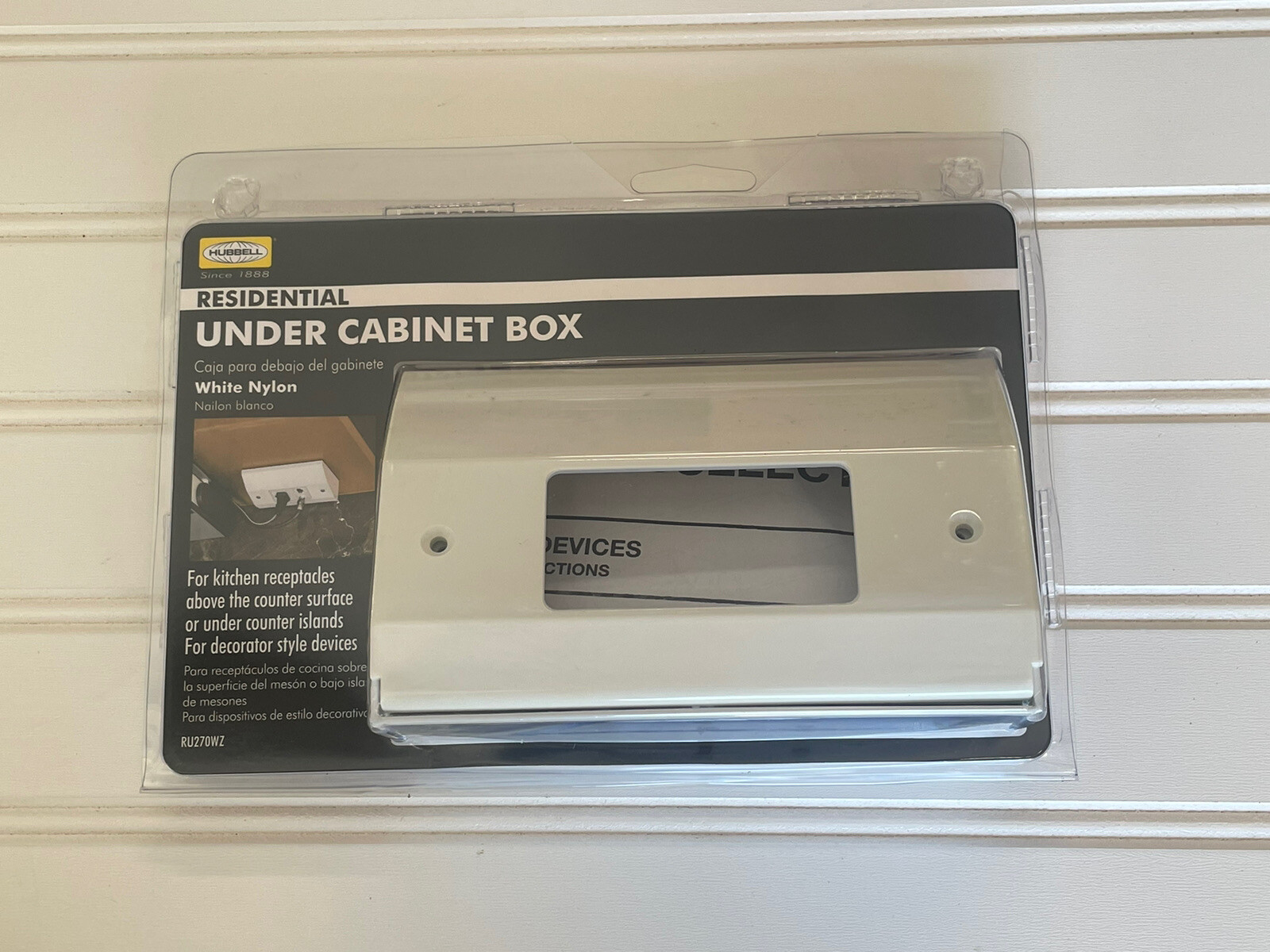 Hubbell Ru270wz Under Outlet Box White Matttroy