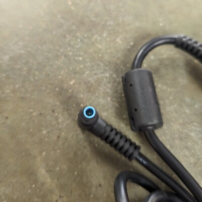 HP 120W Blue Tip AC Adapter (TPN-LA18 / L41423-002) With Power Cord - Tested - View #3