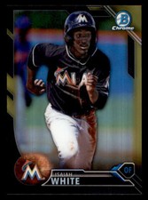 2016 Bowman Chrome Prospects Black and Gold Refractors #BCP203 Isaiah White