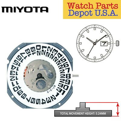 Miyota 2305 Movimento Orologio Al Quarzo - Foto 7