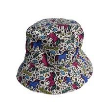 Niños Unicornio Floppy Tops Reversible Cubo Sombrero Rosa/Unicornio Magic Niños
