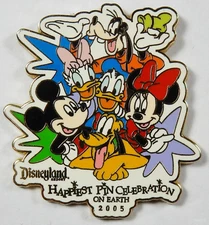 Disney Pin 41195 WDW Happiest Celebration On Earth Fab 6 Event Gift LE 1250