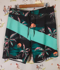    Billabong T Street Airlite Recycler Board Shorts Mens 34x9 Tropical Pattern
