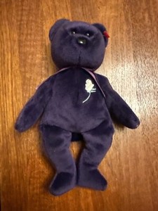 Ty Original 1997 Beanie Babies Princess Diana Bear NO TAG 