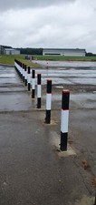 Bollards made to any size and shape, great for protecting buildings, pedestrians