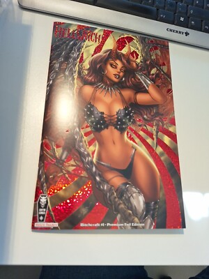 US COFFIN COMICS Hellwitch BITCHCRAFT #1 PREMIUM FOIL COVER EDITION