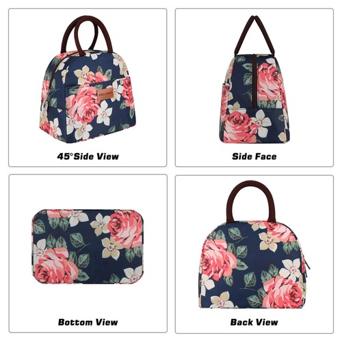 Lunch Bag for Women Men Cute Reusable Insulated Lunch Box Large Capacity Lunc... - Picture 6 of 6