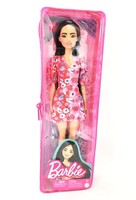 Barbie Fashionistas Puppe Blumen Kleid Schwarze Lange Haare Von Mattel Neu
